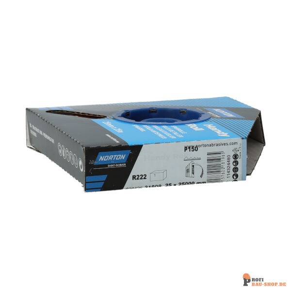 nortonschleifmittel/NORTON_schleifmittel_63642531808 Handy Rolls Norton R222 25.00x25m GRIT 150_138158